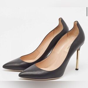 Valentino Women's Black Leather Pumps